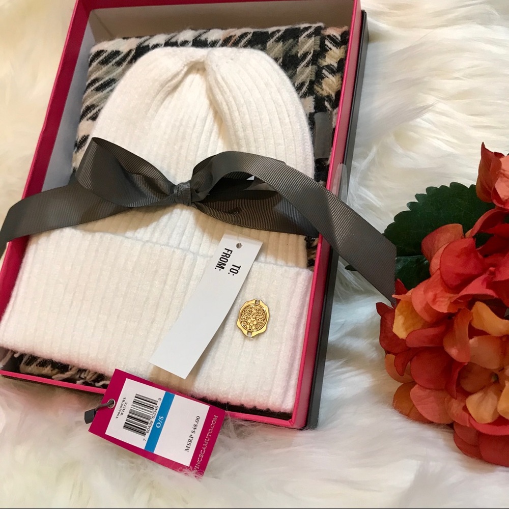 Vince Camuto Beanie and Scarf set NEW